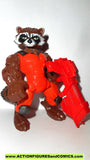 Marvel Super Hero Mashers ROCKET RACCOON 6 inch universe 2014 universe action figure