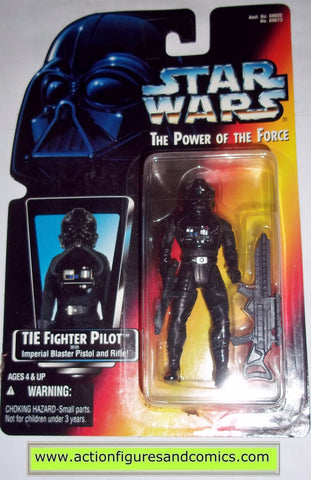 star wars action figures TIE FIGHTER PILOT 1996 power of the force