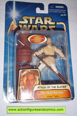 star wars action figures OBI WAN KENOBI acklay battle 2003 Attack