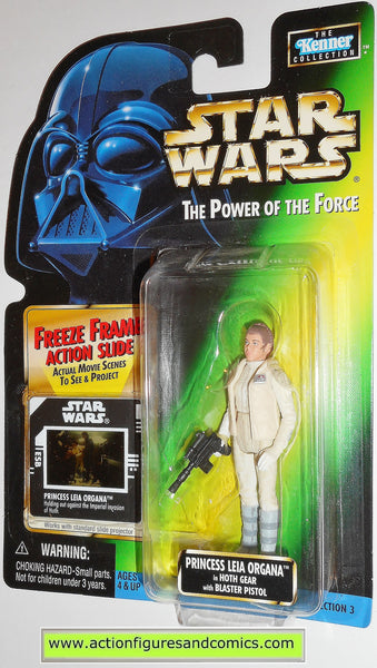 star wars action figures PRINCESS LEIA ORGANA HOTH freeze frame 1998 p ...