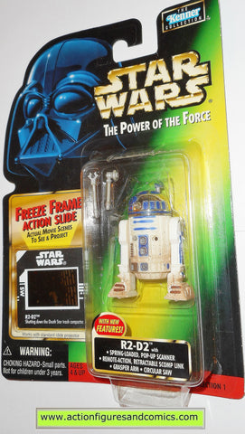 star wars action figures R2-D2 freeze frame DEATH STAR power of the force moc