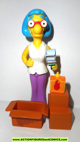 simpsons LUANN VAN HOUTEN playmates toy action figure wos milhouse ...