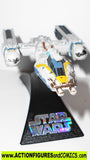 star wars titanium Y-WING fighter Gold leader 2008 galoob metals