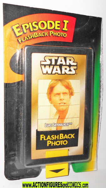 star wars action figures LUKE SKYWALKER Flashback card 1998 Potf moc ...