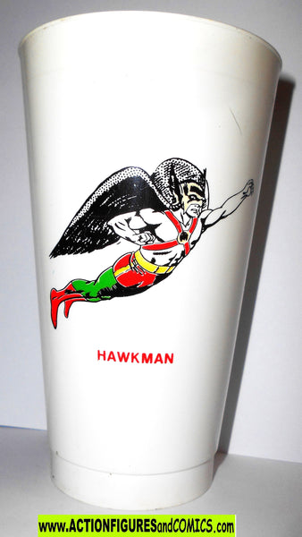 DC slurpee cup HAWKMAN 1973 vintage 711 7-11 super heroes ...