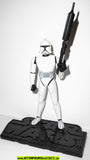 star wars action figures CLONE TROOPER white clone wars animated 2003