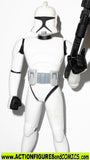 star wars action figures CLONE TROOPER white clone wars animated 2003