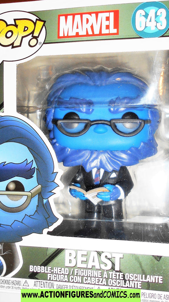 Funko Pop Marvel BEAST 643 movie X-men bobble-head vinyl moc mib ...