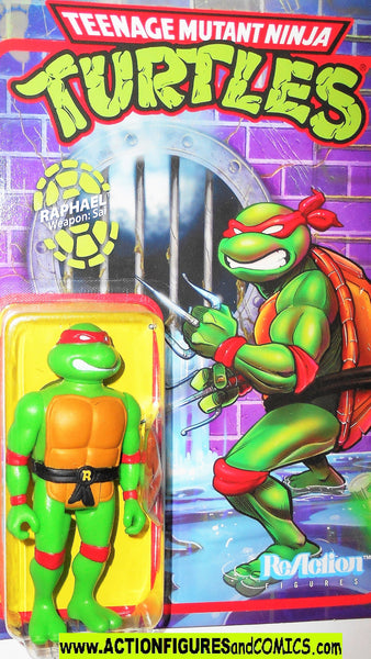 teenage mutant ninja turtles RAPHAEL Reaction figures 2019 moc ...