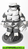 minimates Teenage Mutant Ninja Turtles RAPHAEL B&W comic con keychain