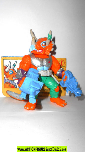 teenage mutant ninja turtles TRICERATON 1990 dino dinosaur 100% ...