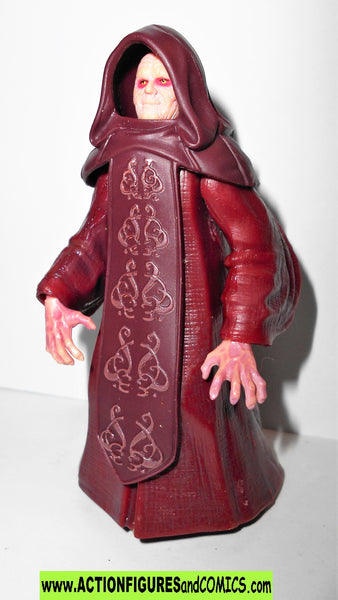 star wars action figures EMPEROR PALPATINE 2005 deluxe face change ...