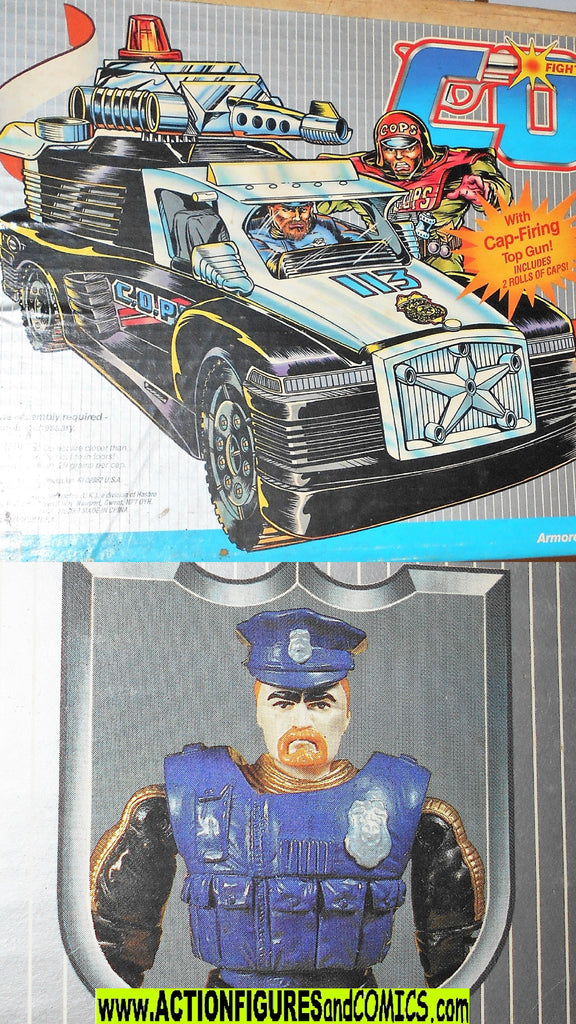 Cops N Crooks Atac Heavyweight 1988 Armored Tactical Assault Car Mib Actionfiguresandcomics