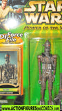 star wars action figures IG-88 bounty hunter power of the jedi moc