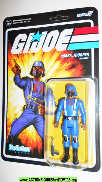 gi joe COBRA TROOPER 2021 Reaction figures super7 upc908 moc ...