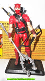 gi joe RED NINJA cobra v2 2007 black belt 25th anniversary