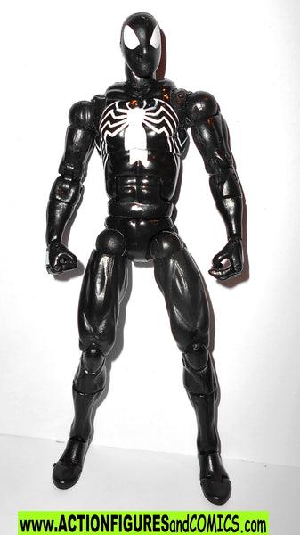 marvel legends SPIDER-MAN ORIGINS black suit WHITE emblem variant ...