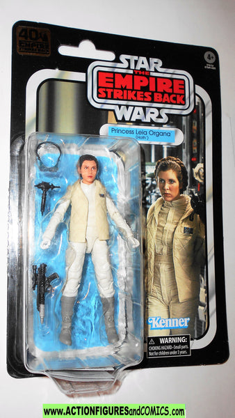 STAR WARS action figures PRINCESS LEIA HOTH 6 inch Black series moc ...