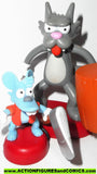 Simpsons ITCHY & SCRATCHY 2001 series 4 cat mouse complete wos