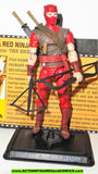 gi joe RED NINJA LEADER 2008 cobra 25th anniversary hasbro toys action figures