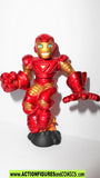 Marvel Super Hero Squad IRON MAN gold red BLAST OFF movie 2 pvc