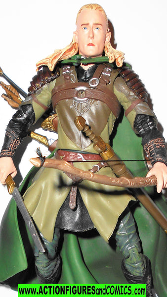 Lord of the Rings LEGOLAS dagger throwing SOUND BASE action toybiz ...