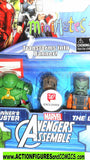 minimates HULKBUSTER GREEN vs LEADER marvel universe moc mib