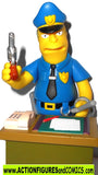 simpsons EDDIE 2002 police officer playmates cop complete