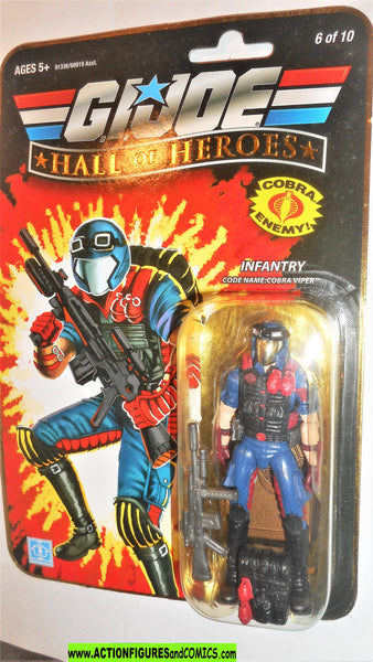 gi joe VIPER COBRA 2009 v22 halls of heroes 25th anniversary moc mip m ...