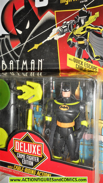 BATMAN animated series HIGH WIRE BATMAN deluxe 1993 kenner moc ...