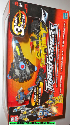 transformers RID NIGHTCRUZ MIRAGE GT SCAVENGER 3 PACK robots in disgui ...