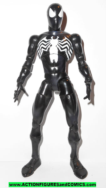 marvel legends SPIDER-MAN 2001 black suit spidey classics toy biz fig ...