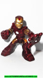 Marvel Super Hero Squad IRON MAN movie gold maroon dark red