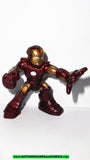 Marvel Super Hero Squad IRON MAN movie gold maroon dark red