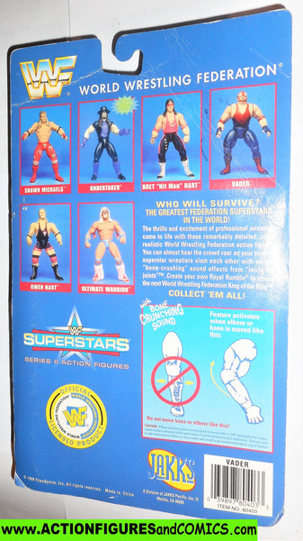 Wrestling WWF action figures VADER superstars 1996 jakks moc ...