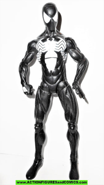 marvel legends SPIDER-MAN black costume Symbiote Suit 2009 action figu ...