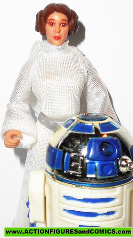 star wars action figures PRINCESS LEIA R2-D2 collection 1998