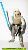 star wars action figures LUKE SKYWALKER HOTH 1997 complete power of the force potf