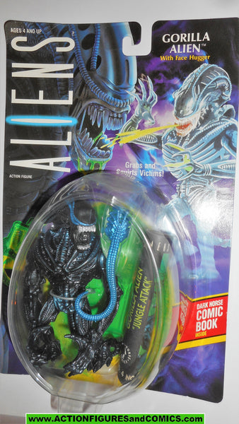 aliens vs predator kenner GORILLA ALIEN 1992 movie ape moc mip mib act ...