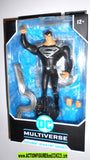 DC Multiverse SUPERMAN black suit animated universe moc mib