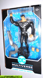 DC Multiverse SUPERMAN black suit animated universe moc mib