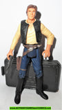 star wars action figures HAN SOLO flight to alderaan Harrison Ford 2004