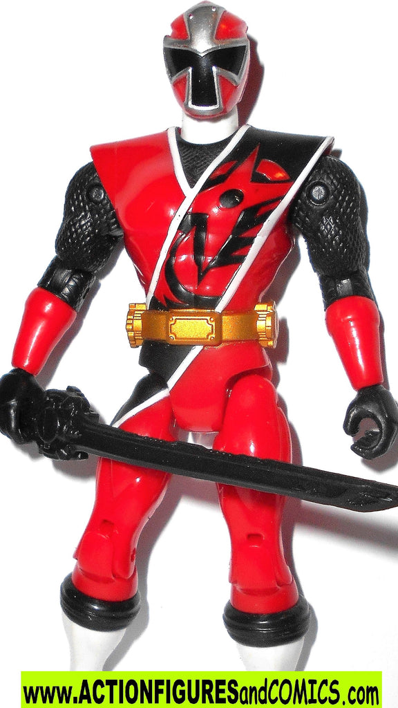 Power Rangers RED RANGER 5 inch 2014 ninja steel – ActionFiguresandComics