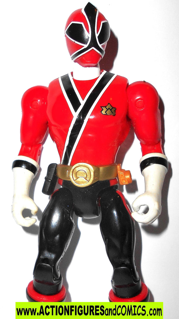 Power Rangers RED RANGER 5 inch super samurai bandai fig ...