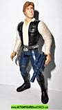 star wars action figures HAN SOLO blue gun jabba exclusive potf