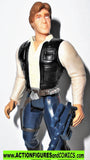 star wars action figures HAN SOLO blue gun jabba exclusive potf