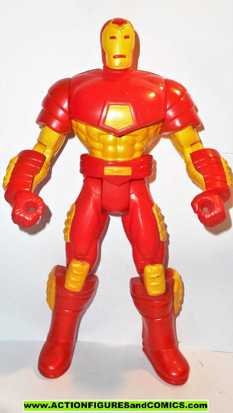 marvel universe toy biz IRON MAN 10 inch animated deluxe collectors ...