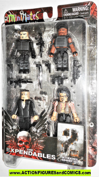 minimates EXPENDABLES summer gift set 4 pack bruce willis mickey rourk ...