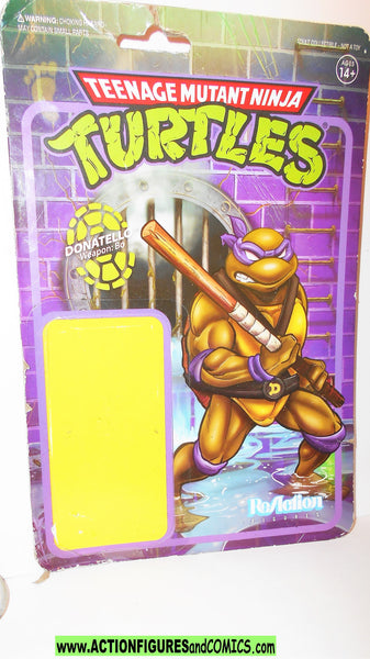 teenage mutant ninja turtles DONATELLO Reaction figures full card ...