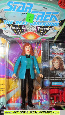 Star Trek DR BEVERLY CRUSHER space cap pog variant 1993 playmates moc